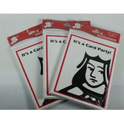 Card Night Invitations 8CT