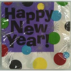 Happy New Year Napkins Beverage 16CT