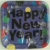 New Year Cocktail Plates Sqr 7&Quot; 8Ct