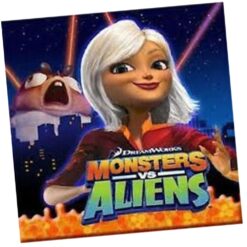 Monsters VS Aliens Napkins Beverage 16CT