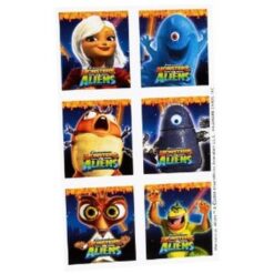 Monsters VS Aliens Stickers
