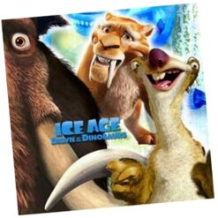 Dawn of Dinosaurs Napkins Beverage 16CT