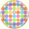 Spring Dots Plates 7&Quot; 8Ct