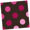 Pink and Chocolate Napkins Beverage 16CT