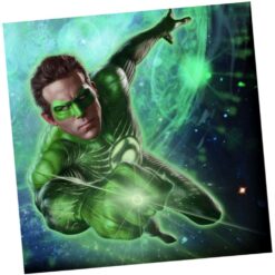 Green Lantern Napkins Beverage 16CT