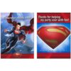 Superman Invitation W/Ty 8Ct