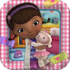 Doc McStuffins Plates SQR 9" 8CT