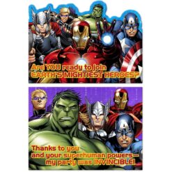 Avengers Assemble Invitations w/TY 8CT