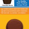 Chocolate Brown Cupcake Cups 32Pc Std Sz