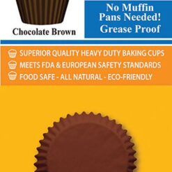 Chocolate Brown Cupcake Cups 32Pc Std Sz