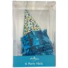 Confetti Toss Blue Party Hats