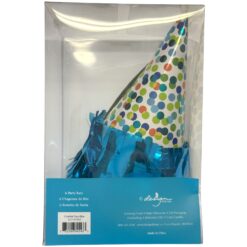 Confetti Toss Blue Party Hats 5 Confetti Toss Blue Party Hats