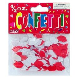 Confetti Lips Red & White 1/2oz