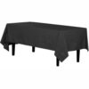 Black Tablecover 54X108 Plastic