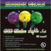 Mardi Gras String Globe Light Set 40CT