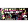 Mardi Gras Mini Lights 11' 50CT 1 Mardi Gras Mini Lights 11' 50Ct