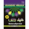 Mardi Gras LED String Light 20CT w/Btry