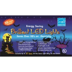 LED String Lights C6, Purple 35CT