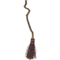 Witch Broom Crooked Brown 36"