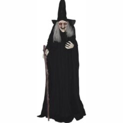 Witch w/Cane Standing Animated 72"