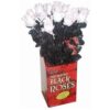 Bloody White Rose w/Black Stem 2 Bloody White Rose W/Black Stem