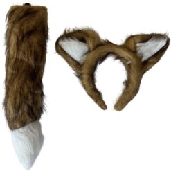 Fox Ear Headpiece & Tail Set