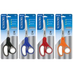 Scissors 8" Soft Grip Stnls Stl Astd