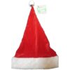 Santa Hat Velour W/Plush Cuff