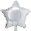18" STR Shiny Silver Foil Balloon 1 18&Quot; Str Shiny Silver Foil Balloon