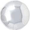 18" RND Shiny Silver Foil Balloon