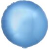 18&Quot; Rnd Chrome Blue Foil Balloon