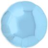 18&Quot; Rnd Shiny Baby Blue Foil Balloon