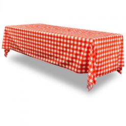 Red Gingham Tablecover 54x108