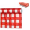 Red Gingham Table Roll 40X100