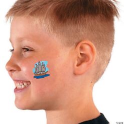 Pirate Tattoos Temporary 36Ct