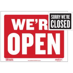 Sign, Open/Closed 9"x12"