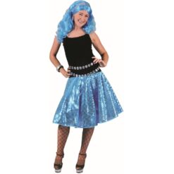 Disco Skirt Cosmic Blue OS