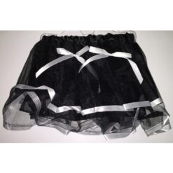 Tutu, Black w/White Trim