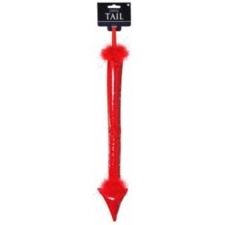 Devil Tail Red w/Marabou 18"