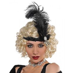 1920'S Feather Flapper Charleston Hdband