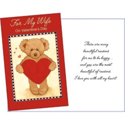 GC For My Wife On Valentines Day Bear