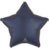 19" Satin True Navy Star Foil Balloon