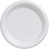 White Plate Plastic Round 7&Quot; 20Ct