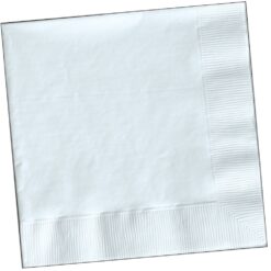 White Napkin BVG 50CT