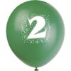 12&Quot; #2 Print Latex Balloons Astd 2S 6Ct