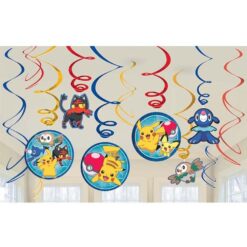 Pokemon Hanging Swirl Decor 12PCS