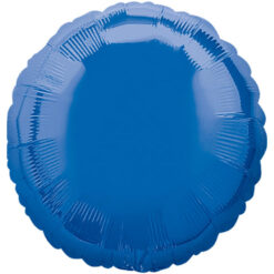 18" RND Dark Blue Foil Balloon