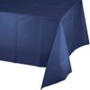 Navy Tablecover 54x108 Plastic