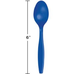 Cobalt Blue Cutlery Spoons 24CT