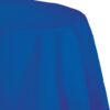 Cobalt Blue Tablecover 82" RND PPR/Poly